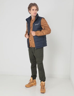 Chaleco Timberland impermeable con bolsillos para hombre