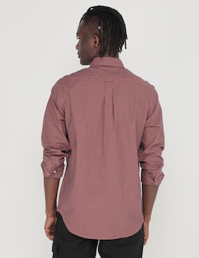 Camisa casual Timberland de algodón manga larga para hombre