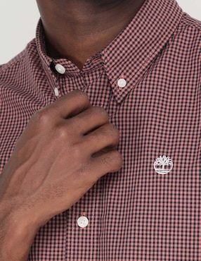 Camisa casual Timberland de algodón manga larga para hombre