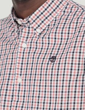 Camisa casual Timberland de algodón manga larga para hombre