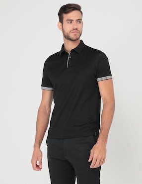 Playera Tipo Polo Perry Ellis Para Hombre