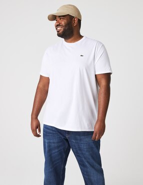 Playera Lacoste Core essentials cuello redondo para hombre