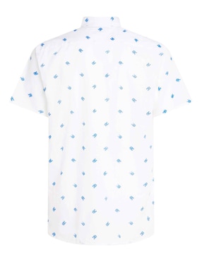 Camisa casual Tommy Hilfiger de algodón manga corta para hombre