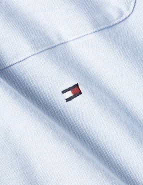 Camisa casual Tommy Hilfiger de algodón manga larga para hombre