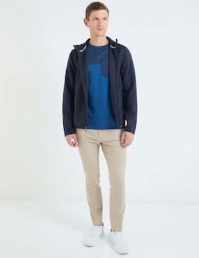 Playera Perry Ellis cuello redondo para hombre