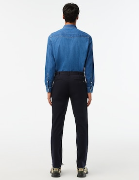 Pantalón slim Lacoste de algodón para hombre