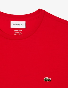 Playera Lacoste core cuello redondo para hombre