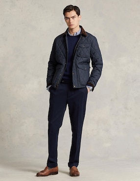 Chamarra casual Polo Ralph Lauren de algodón con bolsillos para hombre