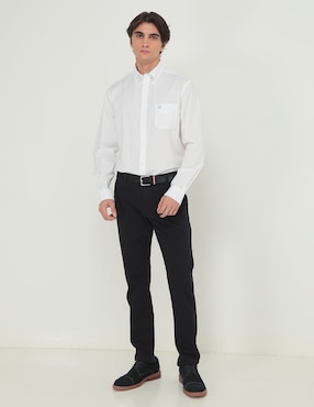 Camisa casual Brooks Brothers de algodón manga larga para hombre