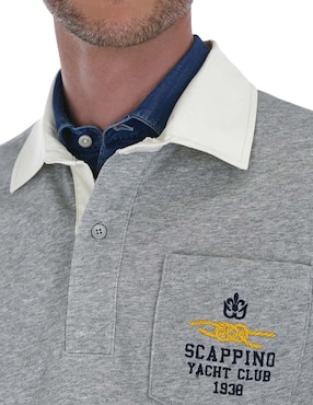 Sueter Scappino cuello polo para hombre