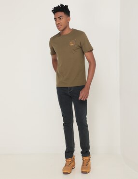 Playera Timberland Tops cuello redondo para hombre