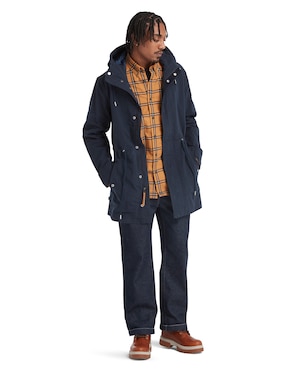 Camisa casual Timberland de algodón manga larga para hombre