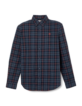 Camisa casual Timberland de algodón manga larga para hombre