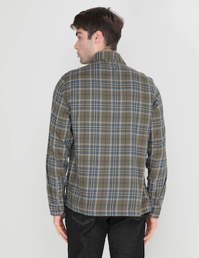 Camisa casual Timberland de algodón manga larga para hombre