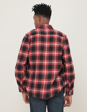 Camisa casual Timberland de algodón manga larga para hombre