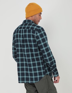 Camisa casual Timberland de algodón manga larga para hombre