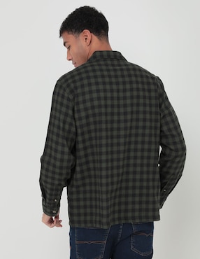 Camisa casual Timberland de algodón manga larga para hombre