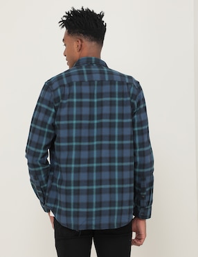 Camisa casual Timberland de algodón manga larga para hombre