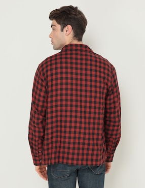 Camisa casual Timberland de algodón manga larga para hombre
