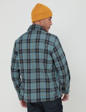 Camisa casual Timberland de algodón manga larga para hombre