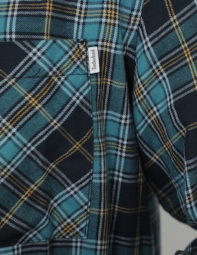 Camisa casual Timberland de algodón manga larga para hombre