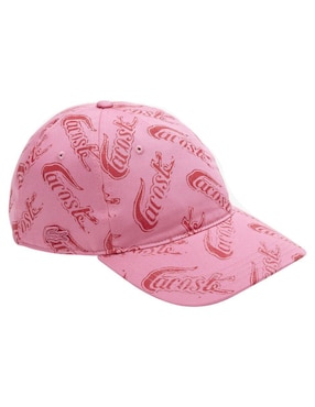 Gorra visera curva broche Lacoste para mujer