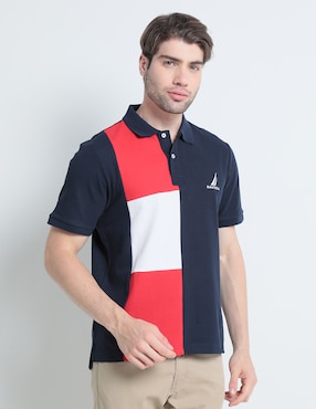 Playera Tipo Polo Nautica Para Hombre