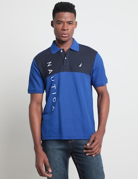 Playera Tipo Polo Nautica Para Hombre