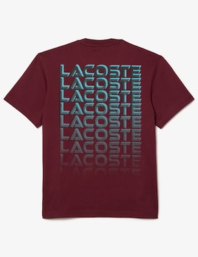 Playera Lacoste Transitional Active cuello redondo para hombre