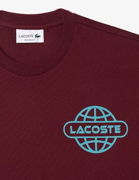 Playera Lacoste Transitional Active cuello redondo para hombre