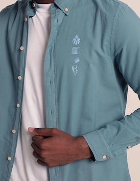 Camisa casual Ps By Paul Smith de algodón manga larga para hombre