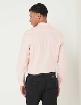 Camisa casual Lacoste de algodón manga larga para hombre