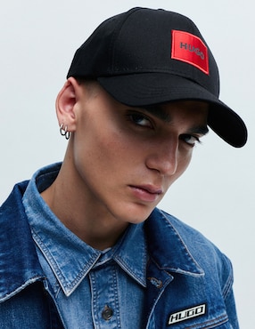 Gorra con visera curva velcro Hugo para hombre