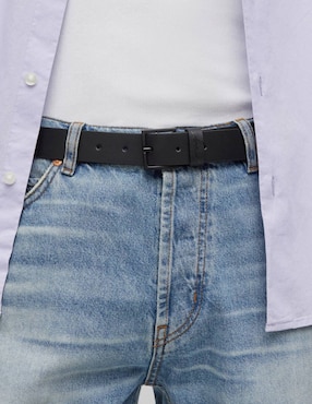 Cinturón Hugo de piel para hombre