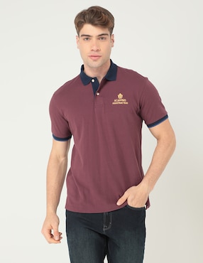 Playera Tipo Polo Scappino Para Hombre