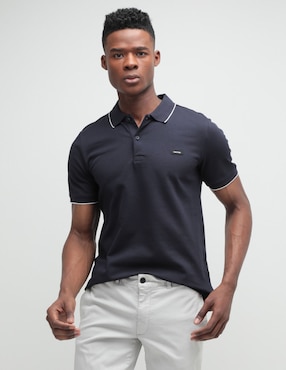 Playera Tipo Polo Calvin Klein Para Hombre