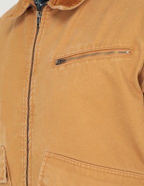 Chamarra casual Timberland de algodón para hombre