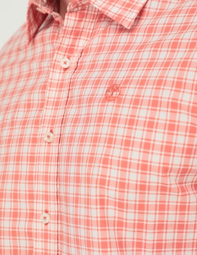 Camisa casual Timberland de algodón manga larga para hombre