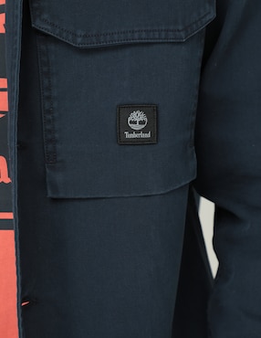 Camisa casual Timberland de algodón manga larga para hombre