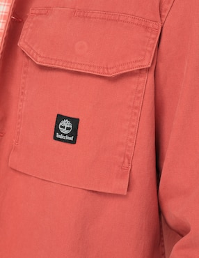 Camisa casual Timberland de algodón manga larga para hombre
