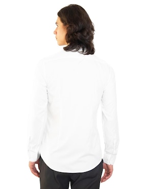 Camisa de vestir Rcano de bambú manga larga para hombre