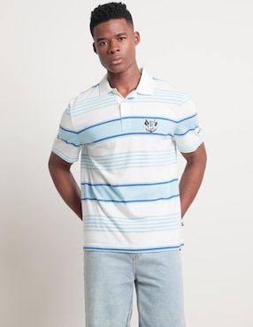 Playera Tipo Polo Nautica Para Hombre