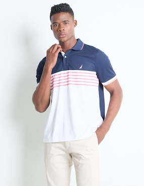 Playera Tipo Polo Nautica Para Hombre