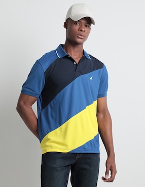 Playera Tipo Polo Nautica Para Hombre