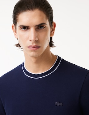 Playera Lacoste Core Collection cuello redondo para hombre