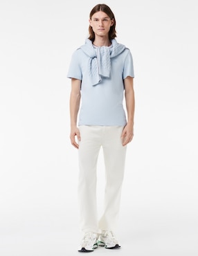 Playera Lacoste Core Collection cuello redondo para hombre