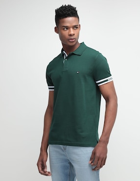 Playera polo tommy store hilfiger caballero