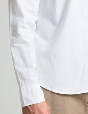 Camisa casual Faherty de algodón manga larga para hombre