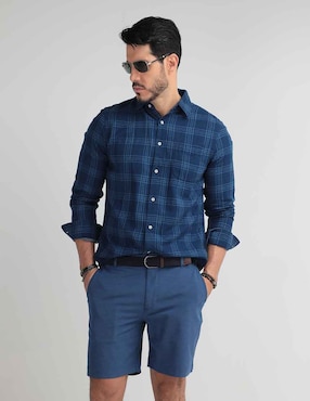 Camisa Casual Faherty De Manga Larga Para Hombre