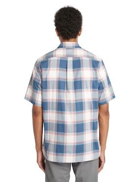 Camisa casual Timberland de algodón manga corta para hombre